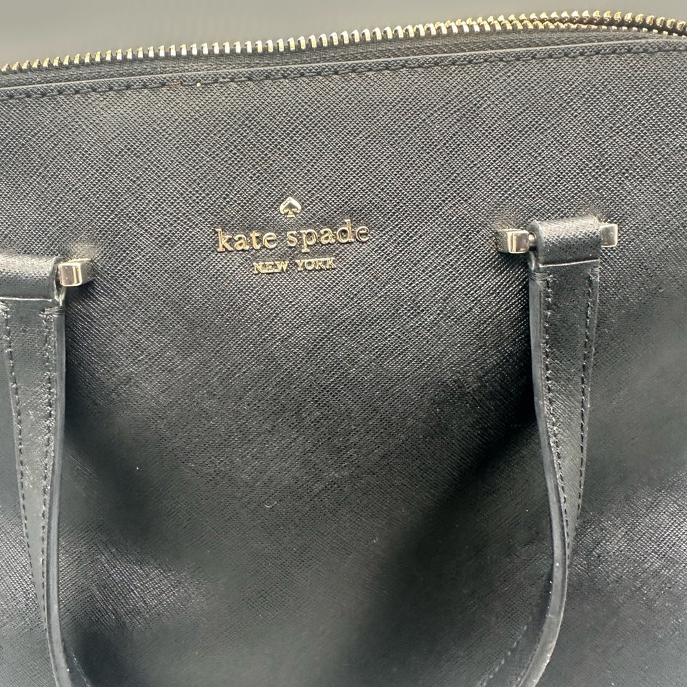 Kate Spade NY Patterson Dr black full zip satchel - Picture 3 of 14
